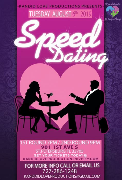 how to advertise speed dating event